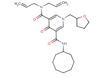 N,N-diallyl-N'-cyclooctyl-4-oxo-1-(tetrahydro-2-furanylmethyl)-1,4-dihydro-3,5-pyridinedicarboxamide