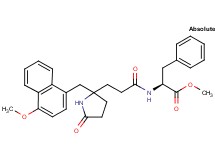 methyl N-(3-{2-[(4-methoxy-1-naphthyl)methyl]-5-oxo-2-pyrrolidinyl}propanoyl)-L-phenylalaninate