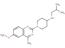 N-isobutyl-1-(6-methoxy-4-methyl-2-quinazolinyl)-4-piperidinamine