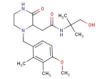 N-(2-hydroxy-1,1-dimethylethyl)-2-[1-(4-methoxy-2,3-dimethylbenzyl)-3-oxo-2-piperazinyl]acetamide