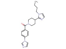 4-(1-butyl-1H-imidazol-2-yl)-1-[4-(1H-imidazol-1-yl)benzoyl]piperidine