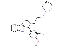 1-(4-methoxy-3-methylphenyl)-2-[3-(1H-pyrazol-1-yl)propyl]-2,3,4,9-tetrahydro-1H-beta-carboline