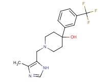 1-[(4-methyl-1H-imidazol-5-yl)methyl]-4-[3-(trifluoromethyl)phenyl]-4-piperidinol