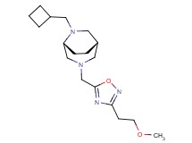 (1S*,5R*)-6-(cyclobutylmethyl)-3-{[3-(2-methoxyethyl)-1,2,4-oxadiazol-5-yl]methyl}-3,6-diazabicyclo[3.2.2]nonane