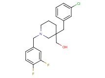 [3-(3-chlorobenzyl)-1-(3,4-difluorobenzyl)-3-piperidinyl]methanol