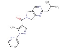 2-isobutyl-6-[(5-methyl-1-pyridin-2-yl-1H-pyrazol-4-yl)carbonyl]-6,7-dihydro-5H-pyrrolo[3,4-d]pyrimidine
