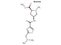 methyl (2S,4S)-4-[({2-[(dimethylamino)methyl]-1,3-thiazol-4-yl}carbonyl)amino]-1-methylpyrrolidine-2-carboxylate