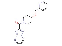 2-{[4-(pyridin-2-ylmethoxy)piperidin-1-yl]carbonyl}[1,2,4]triazolo[1,5-a]pyrimidine