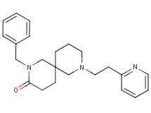 2-benzyl-8-[2-(2-pyridinyl)ethyl]-2,8-diazaspiro[5.5]undecan-3-one