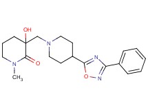 3-hydroxy-1-methyl-3-{[4-(3-phenyl-1,2,4-oxadiazol-5-yl)piperidin-1-yl]methyl}piperidin-2-one