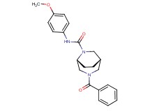 (1S*,5R*)-3-benzoyl-N-(4-methoxyphenyl)-3,6-diazabicyclo[3.2.2]nonane-6-carboxamide