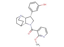 3-{(3R*,3aR*,7aR*)-1-[(2-methoxypyridin-3-yl)carbonyl]octahydro-4,7-ethanopyrrolo[3,2-b]pyridin-3-yl}phenol