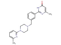 6-methyl-2-(3-{[4-(6-methyl-2-pyridinyl)-1-piperazinyl]methyl}phenyl)-4(3H)-pyrimidinone