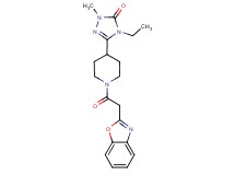 5-[1-(1,3-benzoxazol-2-ylacetyl)piperidin-4-yl]-4-ethyl-2-methyl-2,4-dihydro-3H-1,2,4-triazol-3-one