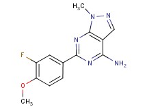 6-(3-fluoro-4-methoxyphenyl)-1-methyl-1H-pyrazolo[3,4-d]pyrimidin-4-amine