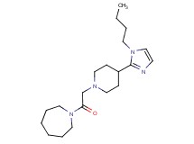 1-{[4-(1-butyl-1H-imidazol-2-yl)-1-piperidinyl]acetyl}azepane