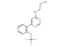 2-({6-[2-(trifluoromethoxy)phenyl]pyrimidin-4-yl}amino)ethanol