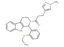 1-(2-ethoxyphenyl)-2-[3-(1-methyl-1H-pyrazol-4-yl)propanoyl]-2,3,4,9-tetrahydro-1H-beta-carboline