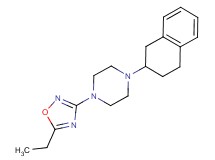 1-(5-ethyl-1,2,4-oxadiazol-3-yl)-4-(1,2,3,4-tetrahydro-2-naphthalenyl)piperazine