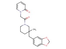 1-{2-[3-(1,3-benzodioxol-5-ylmethyl)-3-methylpiperidin-1-yl]-2-oxoethyl}pyridin-2(1H)-one
