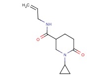 N-allyl-1-cyclopropyl-6-oxo-3-piperidinecarboxamide