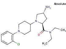 (2S,4R)-4-amino-1-[1-(2-chlorophenyl)piperidin-4-yl]-N,N-diethylpyrrolidine-2-carboxamide