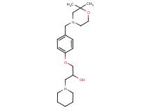 1-{4-[(2,2-dimethylmorpholin-4-yl)methyl]phenoxy}-3-piperidin-1-ylpropan-2-ol
