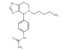 N-[4-(5-pentyl-4,5,6,7-tetrahydro-1H-imidazo[4,5-c]pyridin-4-yl)phenyl]acetamide