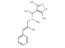 (2E)-N-[1-(3,5-dimethyl-1H-pyrazol-4-yl)ethyl]-N,2-dimethyl-3-phenylprop-2-en-1-amine