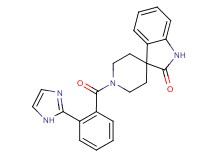 1'-[2-(1H-imidazol-2-yl)benzoyl]spiro[indole-3,4'-piperidin]-2(1H)-one