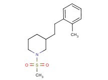 3-[2-(2-methylphenyl)ethyl]-1-(methylsulfonyl)piperidine