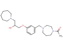 1-{3-[(4-acetyl-1,4-diazepan-1-yl)methyl]phenoxy}-3-(1-azepanyl)-2-propanol