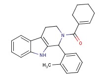 2-(1-cyclohexen-1-ylcarbonyl)-1-(2-methylphenyl)-2,3,4,9-tetrahydro-1H-beta-carboline