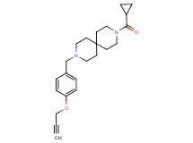 3-(cyclopropylcarbonyl)-9-[4-(prop-2-yn-1-yloxy)benzyl]-3,9-diazaspiro[5.5]undecane