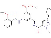 methyl 3-[(2-methoxybenzoyl)amino]-5-({[(1-methyl-3-propyl-1H-pyrazol-5-yl)carbonyl]amino}methyl)benzoate