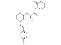 N-({1-[2-(4-chlorophenyl)ethyl]-3-piperidinyl}methyl)-N-methyl-2-(2-oxo-1-piperidinyl)acetamide