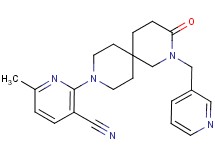 6-methyl-2-[3-oxo-2-(pyridin-3-ylmethyl)-2,9-diazaspiro[5.5]undec-9-yl]nicotinonitrile