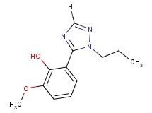2-methoxy-6-(1-propyl-1H-1,2,4-triazol-5-yl)phenol