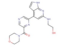 2-({4-[6-(morpholin-4-ylcarbonyl)pyrazin-2-yl]-1H-pyrrolo[2,3-b]pyridin-6-yl}amino)ethanol