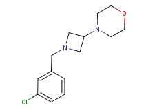 4-[1-(3-chlorobenzyl)azetidin-3-yl]morpholine
