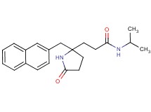 N-isopropyl-3-[2-(2-naphthylmethyl)-5-oxo-2-pyrrolidinyl]propanamide