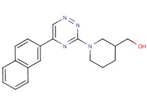 {1-[5-(2-naphthyl)-1,2,4-triazin-3-yl]-3-piperidinyl}methanol
