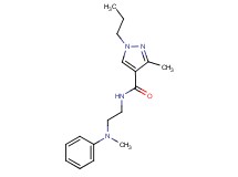 3-methyl-N-{2-[methyl(phenyl)amino]ethyl}-1-propyl-1H-pyrazole-4-carboxamide