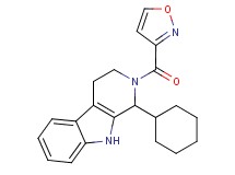 1-cyclohexyl-2-(isoxazol-3-ylcarbonyl)-2,3,4,9-tetrahydro-1H-beta-carboline
