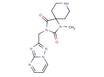 1-methyl-3-([1,2,4]triazolo[1,5-a]pyrimidin-2-ylmethyl)-1,3,8-triazaspiro[4.5]decane-2,4-dione hydrochloride