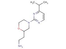 {2-[4-(4-isopropyl-2-pyrimidinyl)-2-morpholinyl]ethyl}amine dihydrochloride