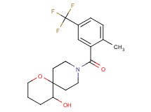 9-[2-methyl-5-(trifluoromethyl)benzoyl]-1-oxa-9-azaspiro[5.5]undecan-5-ol