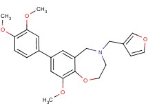 7-(3,4-dimethoxyphenyl)-4-(3-furylmethyl)-9-methoxy-2,3,4,5-tetrahydro-1,4-benzoxazepine