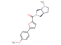 (3aS,6aS)-5-[5-(4-methoxyphenyl)-2-furoyl]-1-methyloctahydropyrrolo[3,4-b]pyrrole