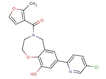 7-(5-chloropyridin-2-yl)-4-(2-methyl-3-furoyl)-2,3,4,5-tetrahydro-1,4-benzoxazepin-9-ol